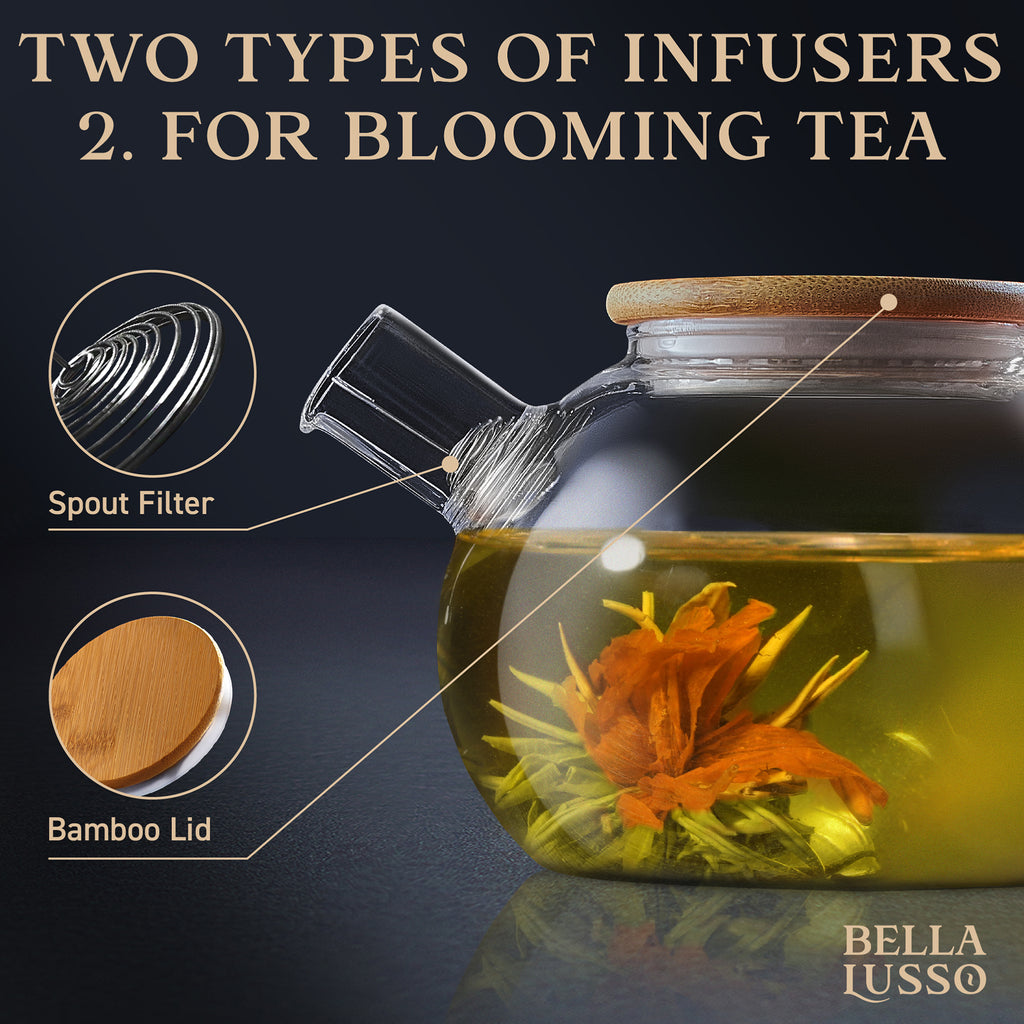 Glass Teapot with Infuser – Old Barrel Tea Co